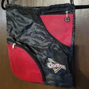 Doritos Red Black Drawstring Gym Bag Mesh Headphone Port